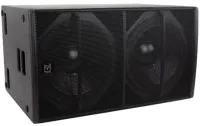 MARTIN AUDIO BlacklineX X218B пассивный сабвуфер, серия Blacklinex, 2x18', 4ом, 1600Вт AES, 6400Вт пик, 141 дБ SPL, черный