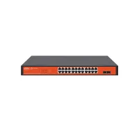 WI-PCES326GF, настраиваемый PoE 370Вт, порты 24 PoE GE + 2 SFP, Easy Smart