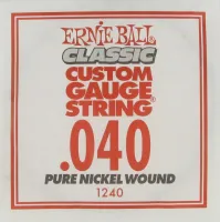 Ernie Ball 1240 струна для электро и акустических гитар. Никель, калибр .040
