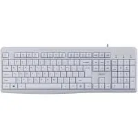 Клавиатура Acer OKW500 белый USB Multimedia (ZL.KBDEE.01S) каб.:1.8м