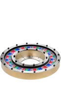 DTS DONUT RGBW, SPOT lens, IP68  Светодиодный подводный прожектор (до 2-х м.), 17491 lux/ 3m, 14500 Lum, 96 LEDs (24 x Red, 24 x Green, 24 x Blue, 24 x White), угол 13‘, управление через контроллер Z40 (до 4-x приборов), DMX 512, 270 Вт, 300*300*69 mm, 6,