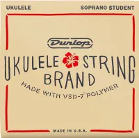 DUNLOP DUQ201 Ukulele Soprano Student струны для укулеле 20-30-32-22, прозрачный нейлон