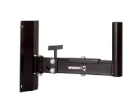 SPB 4 E настенный кронштейн крепления акустических систем, черный, сталь, 2 оси регулировки, регулировка угла наклона 3 позиции (в градусах) 90, 112,5, 135, максим. нагрузка 45 кг, 330х250х130 мм,Work