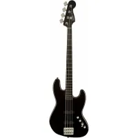 FENDER SQUIER DELUXE JAZZ BASS IV ACTIVE EBONOL FINGERBOARD BLACK - Бас-гитара