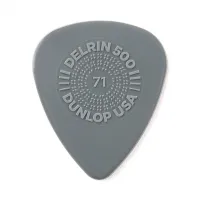 DUNLOP 450P071 Prime Grip Delrin 500 Standard Набор медиаторов (12 шт)