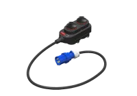 Переходник Male CEE16A/3P - Female Schuko IP44 XTREM 3G2.5 2 м. 9110003