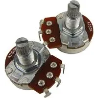 M595-2 Потенциометр тона A250K (лог), 2шт, Musiclily