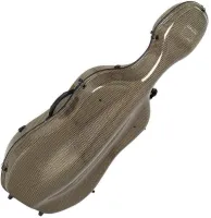 343375 Футляр для виолончели GEWA Idea Aramid Carbon 3.1 Cello case, прочный корпус изготовлен из арамид-карбона, внутри отделан черным бархатом. Уплотненная система поддержки. Вес 3,6 кг.