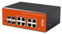 WI-PMS312GF-I Промышленный управляемый L2 коммутатор 8 PoE 1000Base-T + 4 SFP