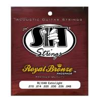 Струны для акустической гитары SIT RL1048, Royal Bronze Extra Light, 10-48