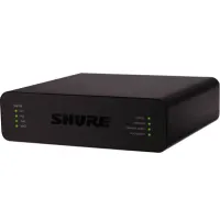 Shure ani4in-xlr. 4-канальный сетевой аудио интерфейс dante mic/line с xlr входами shure