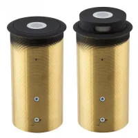 ClockAudio CRM 203SN-RF RGB - Выдвижной, конденсаторный, полукардиоидный, трехкапсульный микрофон пограничного слоя,врезной в уровень с поверхностью, встроенный PPA, RF-защита, двухцветное halo-кольцо и сенсорный выключатель, 2-х метровый кабель без разъё