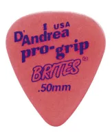 RPGB351.50TH ProGrip Brites Медиаторы, дерлин, 72шт, 0.50мм, D'Andrea