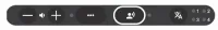 Shure mxc605-acc-int. накладка переводчика для пультов shure mxc605, 10 шт