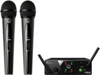 AKG WMS40 Mini2 Vocal Set вокальная радиосистема US25AC с приёмником SR40 Mini Dual и двумя ручными передатчиками