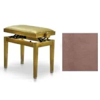 Hidrau bg27 walnut gloss 3 (tc6)  банкетка, полированный орех, сидение коричневый бархат