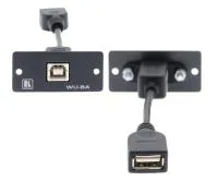Модуль-переходник Kramer Electronics [WU-BA(B)] USB розетка В-розетка А; цвет черный