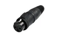 Rean RCX3F-Z-002-0- 3-х пиновый кабельный разъем XLR "мама" с защитой от пыли и влаги IP65