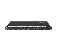 RCF PR 4093  Микшер-предусилитель, 6 универсальных входов, фантомное питание, 1 XLR стерео выход, 1 моно выход 6,3J, 1 MIC выход 6,3J, подключение к устройству записи RCA разъемы, светодиодный индикатор уровня выходного сигнала, Питание 230 В или от источ