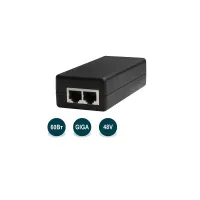 WI-POE55-48V-60W, Инжектор 1000Base-T 60Вт совместим с 802.3af/at/bt, 48В