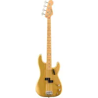 Fender American Original '50s Precision Bass, Maple Fingerboard, Aztec Gold, бас-гитара с кейсом, цвет золотистый