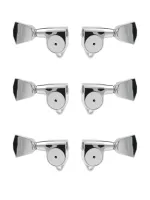 SG301-HAPM-04-C-L3+R3 Колки для гитары 3+3, локовые, хром, Gotoh