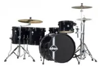 DDRUM DM22 BLK(HG Black) (Уценка)  ударн. уст. (22"BD, 16"FT, 10"TT, 12"TT, 14"SD) с компл. стоек DMHP