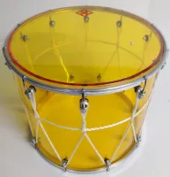 BKA-12Jv Барабан кавказский 12", акрил 28х31см, с верёвкой, желтый, Мастерская Бехтеревых