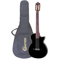 Гитара электроакустическая Crafter CT-125C/BK с чехлом