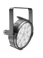 DTS TITAN FULL WHITE, SPOT lens, Silver, IP65  Светодиодный прожектор на лире, 6620 Lum, 15 Full White LEDs, угол 10‘,управление через контроллер Z1 (1 прибор), Z8 (до 8-ми приборов), DMX 512, 100 Вт, IP65, 264*111*263 mm, 2,7 kg