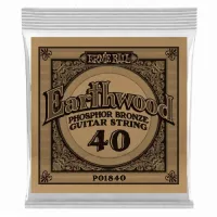 Ernie Ball 1840 струна .040 для акустической гитары, фосфор/бронз навивка