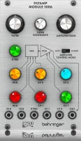 Behringer FILTAMP MODULE 1006 24 дБ низкочастотный VCF и VCA модуль для Eurorack, подлинное воспроиз