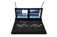 STAGE4 HAWK NEST 16E DEMO . Консоль управления светом / 8192 DMX-канала, в т.ч 1024 канала по Art-Net / 15-дюймовые складные сенсорные ЖК-дисплеи высокого разрешения / 30 фейдеров воспроизведения × 40 страниц / 30 клавиш воспроизведения × 40 страниц / 1 г