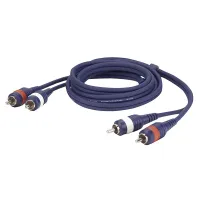 DAP AUDIO кабель 2 RCA Male/2 RCA Male 6 mtr, шт