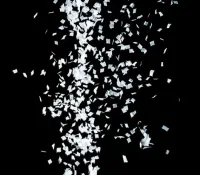 Конфетти бумажное "Вьюга" белое (уп. 1 кг)