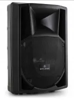 VOLTA PP-2212A Акустическая активная широкополосная система в пластиковом корпусе. Мощность: 200 Вт (RMS). 2 мик./лин. входа + AUX. Комплектация: 12"+1.35". Габариты 630х330х410 мм. Масса - 23 кг.