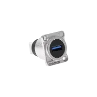 AVCLINK USB3 Разъем проходной, USB 3.0 гнездо A тип - USB 3.0 гнездо B тип, установка на панель, D-тип