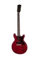 GIBSON CUSTOM SHOP 1958 Les Paul Junior Double Cut Reissue VOS Cherry Red элекрогитара, цвет красный, в комплекте кейс