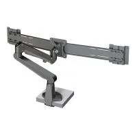 FORMING FUNCTION 4385615809- Настольный шарнирный кронштейн серии STOCKHOLM для 2 мониторов (1x2) с газопружинным амортизатором, макс. нагрузка 12 кг, зажим, черный