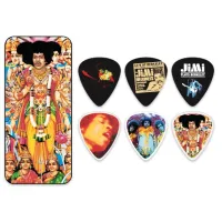 DUNLOP JН-PT02М Bold as Love Pick Tin набор медиаторов в жестяном футляре, средние, 12 шт