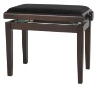 GEWA Piano Bench Deluxe White Ash Seat Black  банкетка для пианино