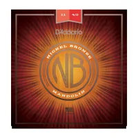 NBM1140 Nickel Bronze Комплект струн для мандолины, фосфорная бронза, Medium, 11-40, D'Addario