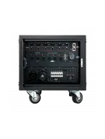 DAS AUDIO RACK-ARA-230 Рэковая стойка 8U с Matrix-66, входом, выходом сигнала, распределением питани