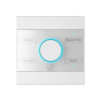 AUDAC NCP105/W Universal network/PoE wall panel controller White version