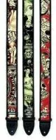 Dunlop D38-37TS  гитарный ремень "Lucky 13 Tres Skulls"