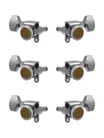 SG360-MGT-07-C-L3+R3 Колки для гитары 3+3, локовые, хром, Gotoh