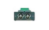 Модуль-переходник Kramer Electronics [WV-2(G)] с двух разъемов BNC на клеммный блок (два 3-контактных клеммных блока), цвет серый.