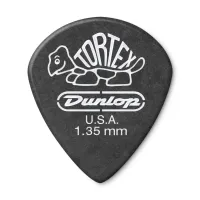 482P1.35 Tortex Pitch Black Jazz III Медиаторы 12шт, толщина 1,35мм, Dunlop