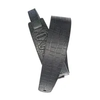 PLANET WAVES 25ALI-01 LEATHER STRAP ALIGATOR кожаный гитарный ремень, рисунок Aligator (крокодиловая кожа)