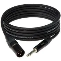 KLOTZ M1MS1B0200 Кабель микрофонный XLR Male - Jack 6,3 Стерео 2 м